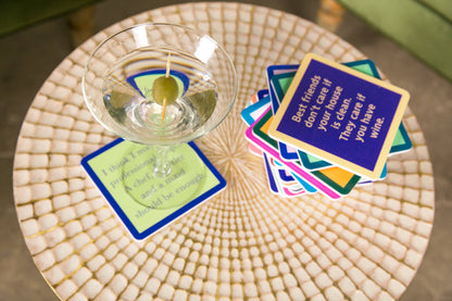 COASTER Dinner Time | Funny Party Gift | Home Bar Decor