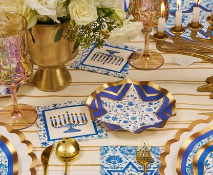 Hannukah Toile Appetizer/Dessert Bowls/8pk