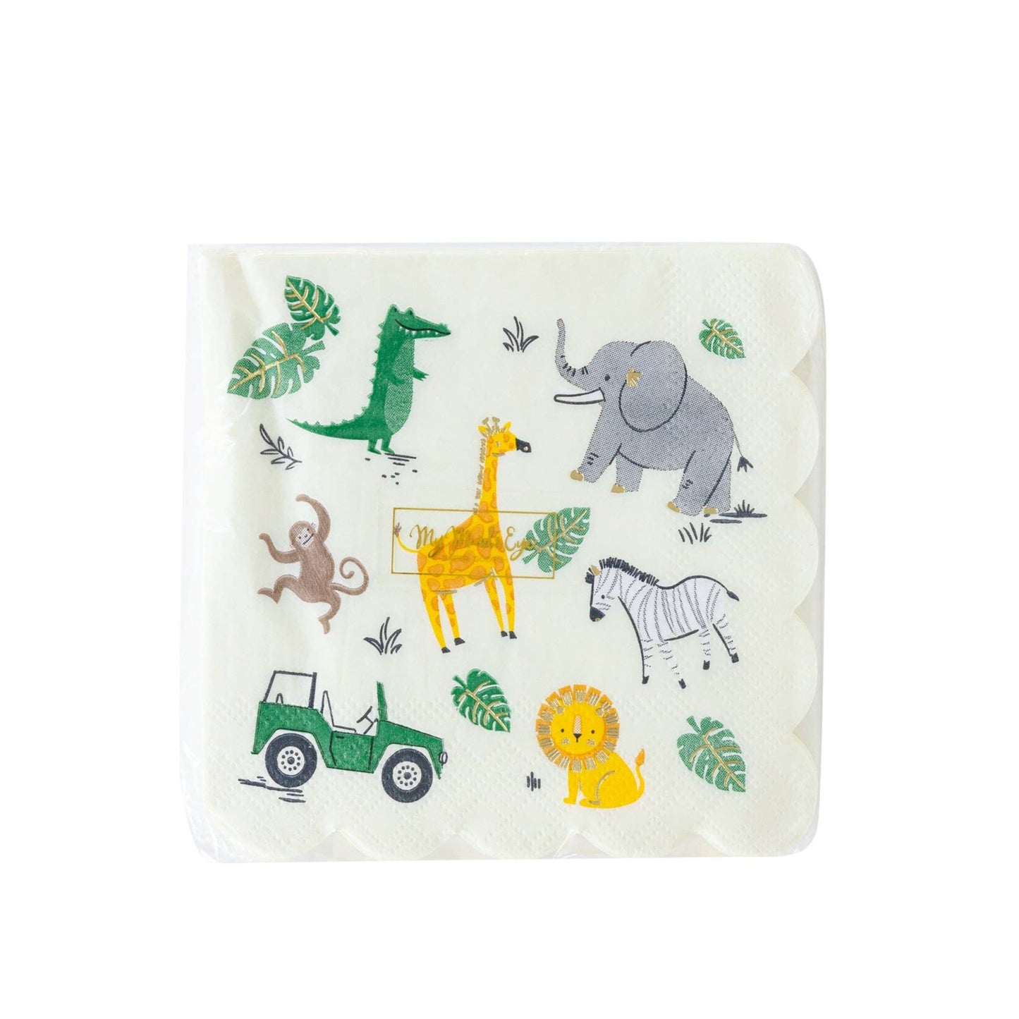 Safari Cocktail Paper Napkins 18ct