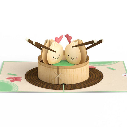 You're All That and Dim Sum 5x7" Pop-Up Card