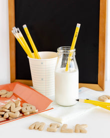 Pencil Reusable Straws 12ct