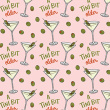 Dirty Olive Martini Birthday Wrapping Paper Roll