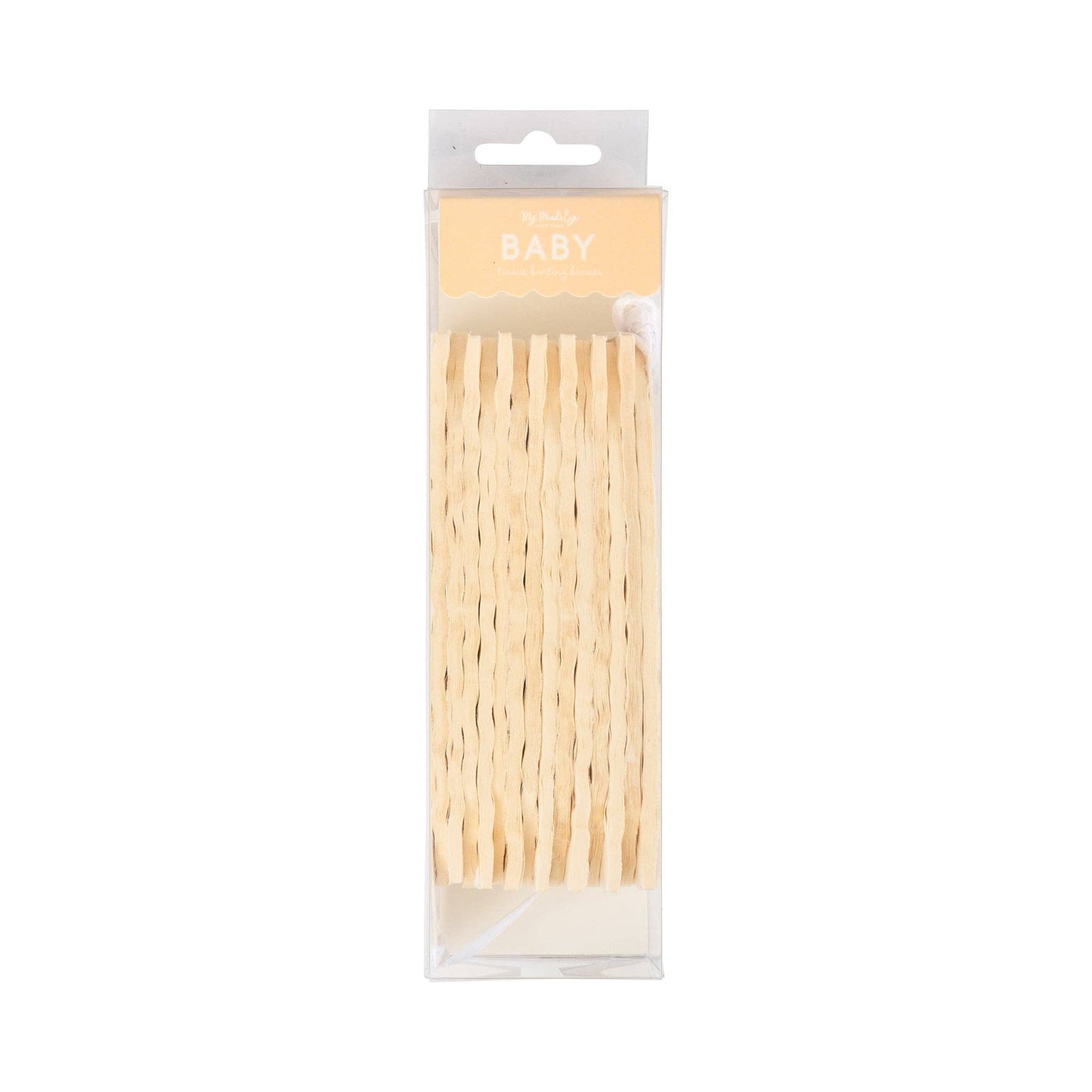 Cream Tissue Bunting Banner