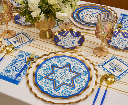 Hannukah Toile Appetizer/Dessert Bowls/8pk