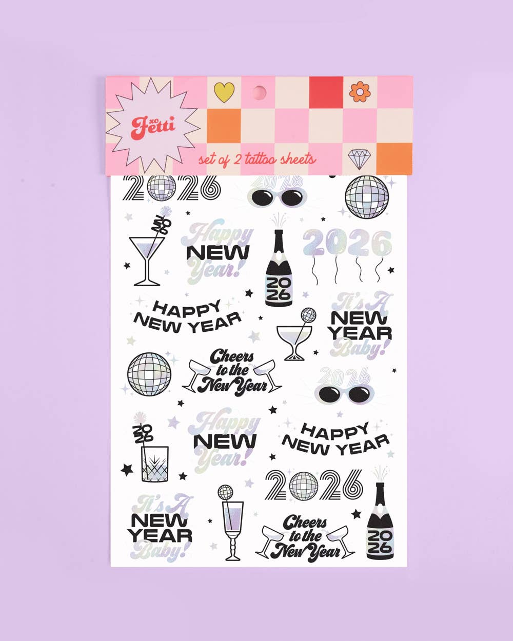 New Years Eve Party Temporary Tattoos