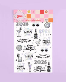New Years Eve Party Temporary Tattoos