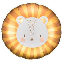 #628 Lion Round Foil Balloon 23 in.