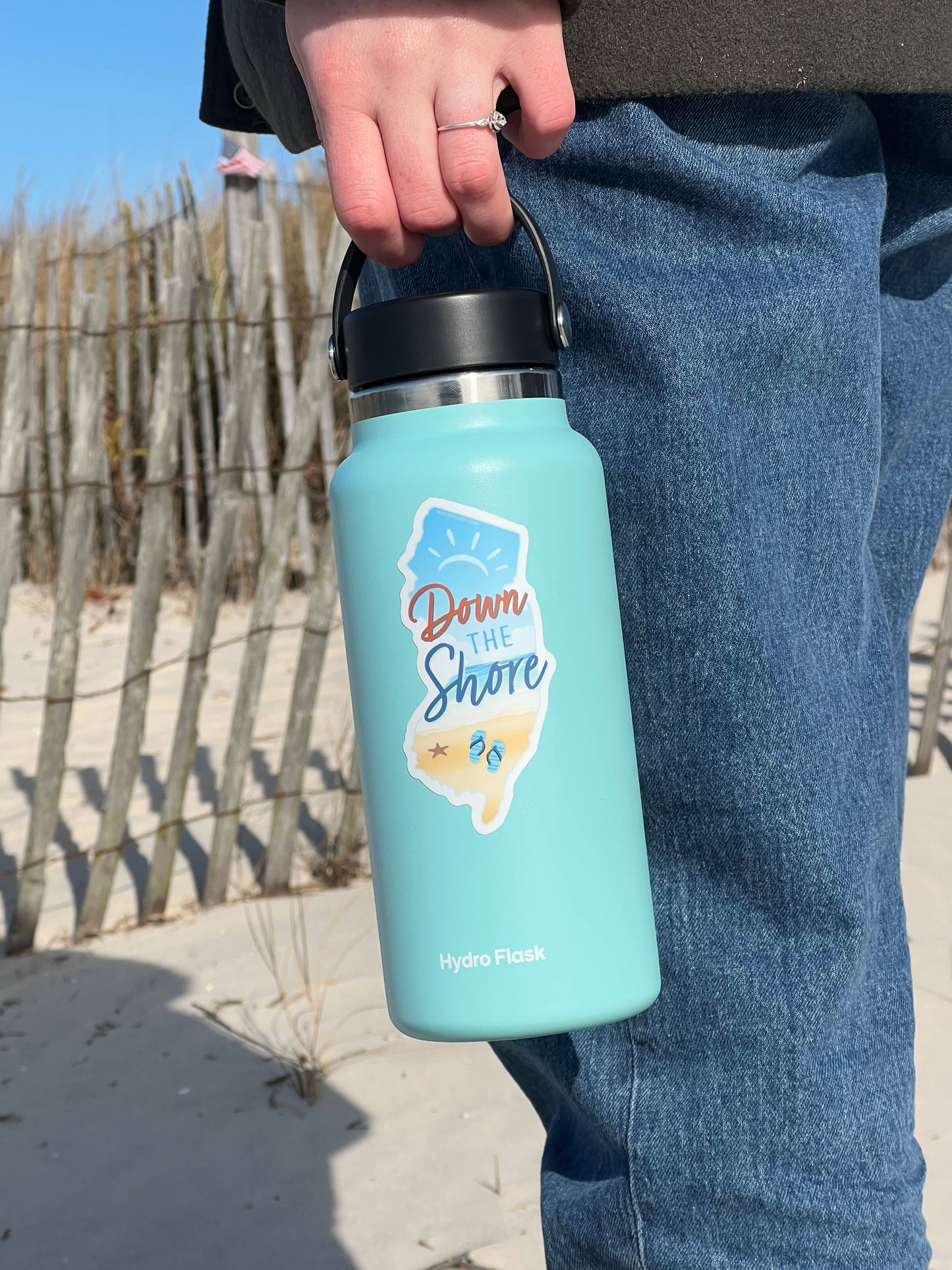 Down the Shore NJ Sticker - New Jersey Shore Decals
