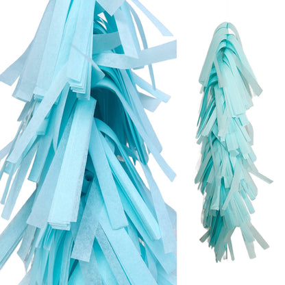 Fringed Tissue Balloon Tassel ( Solid Colors)