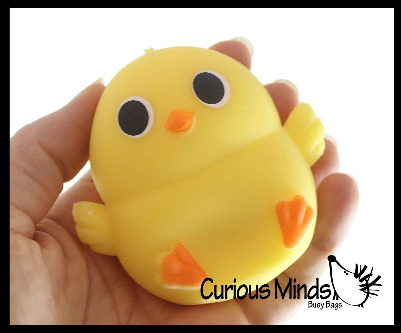 1 Easter Themed Creamy Doh Filled Squeeze Stress Balls - Chi