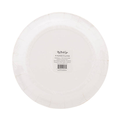 Mandala Plate Set 9ct