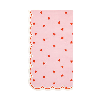 Scattered Hearts Dinner Napkins 18ct