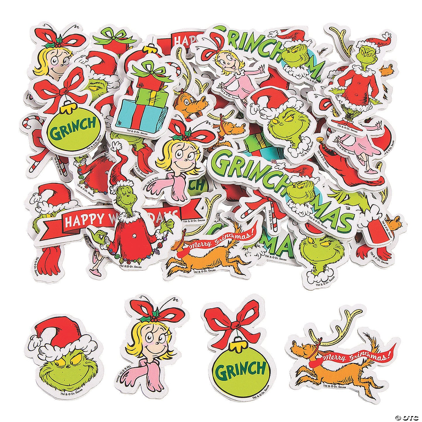 Grinch Foam Shapes 36ct