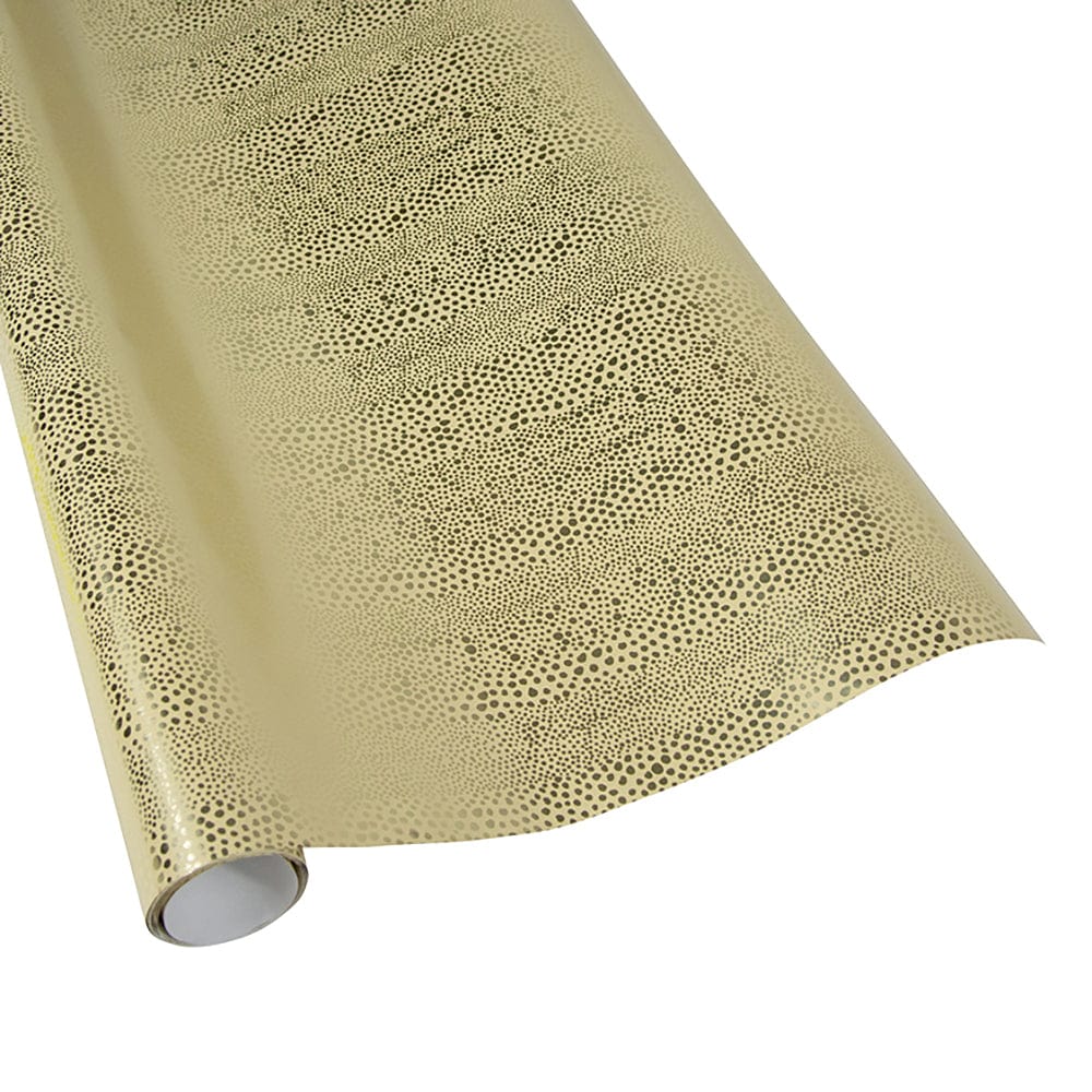 Roll Wrap - Pebble Gold Foil 30”x6’