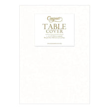 White Linen Solid Table Cover