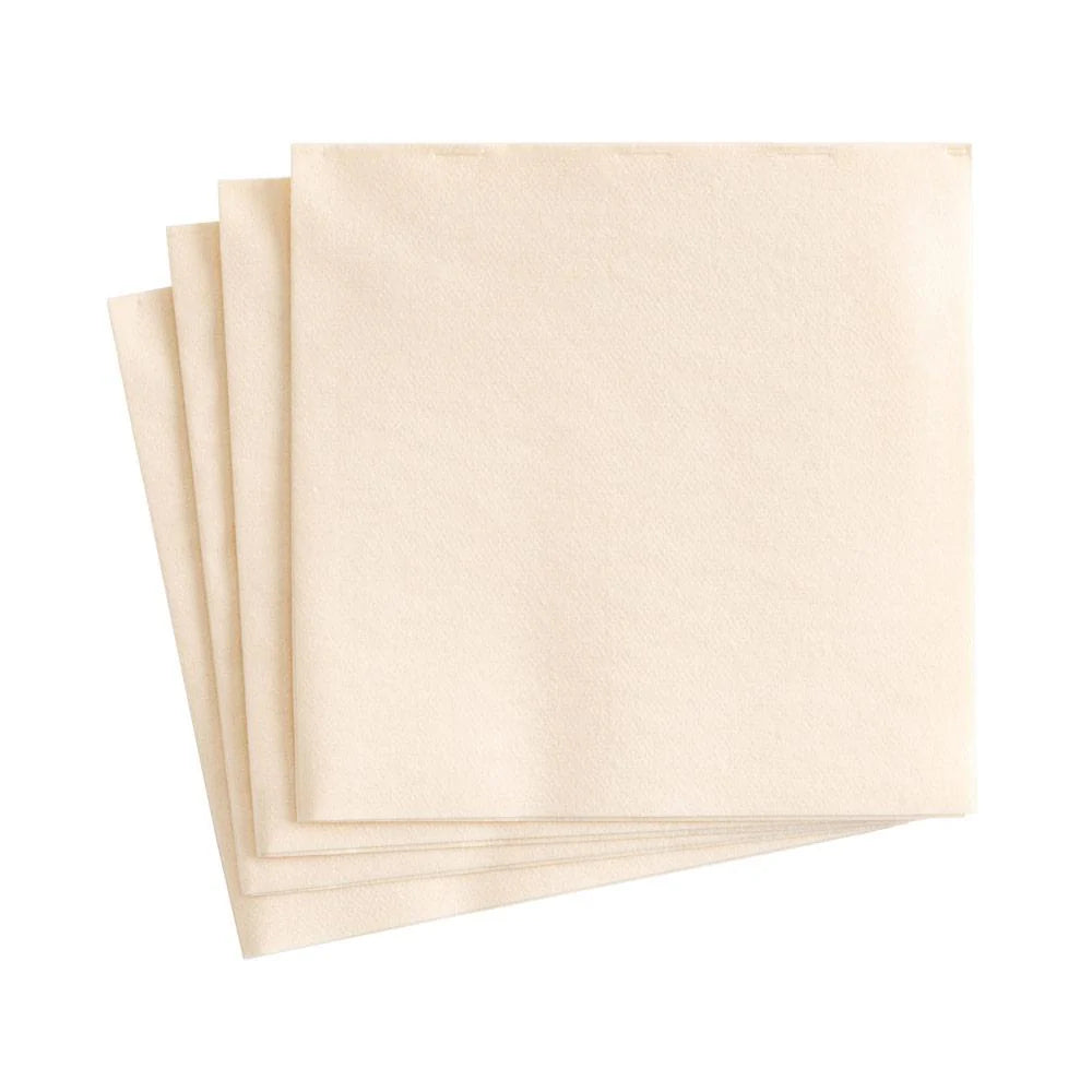 Paper Linen Ivory Cocktail Napkins 15ct