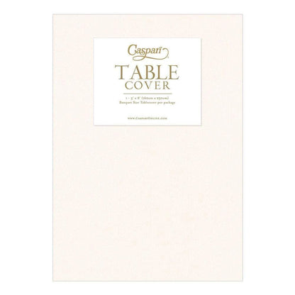 Ivory Paper Linen Solid Table Cover
