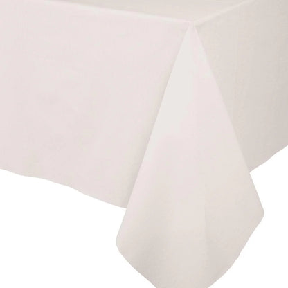 Ivory Paper Linen Solid Table Cover