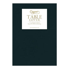 Black Paper Linen Solid Table Cover