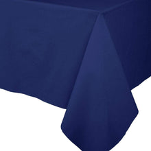 Navy Blue Paper Linen Solid Table Cover