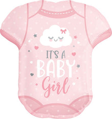 #507 Baby Girl Onesie 24in Balloon