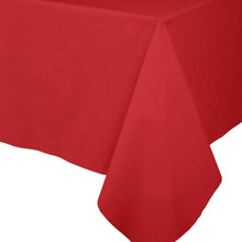 Red Paper Linen Solid Table Cover