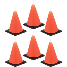 Birthday Decor Molded Candle Set Cones 6ct