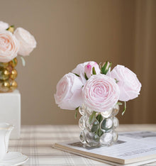6-stem bundle-Real Touch rose bouquet