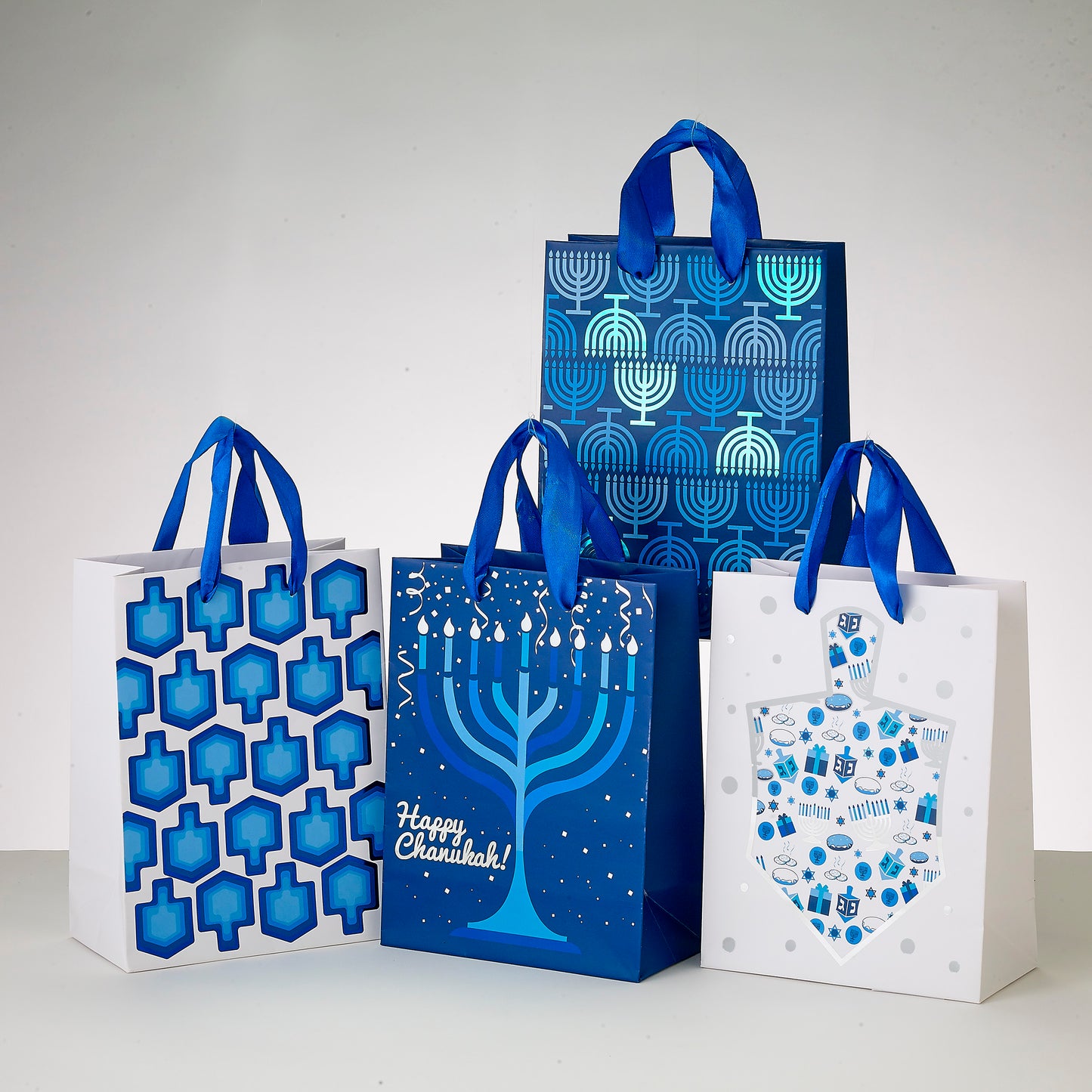 Chanukah Medium Gift Bags 4ct