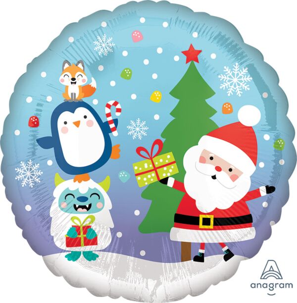 S37 Holiday Fun 17in Balloon