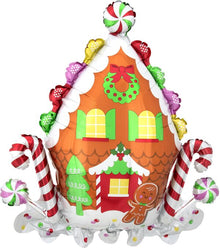 S21 Gingerbread House 30In Balloon