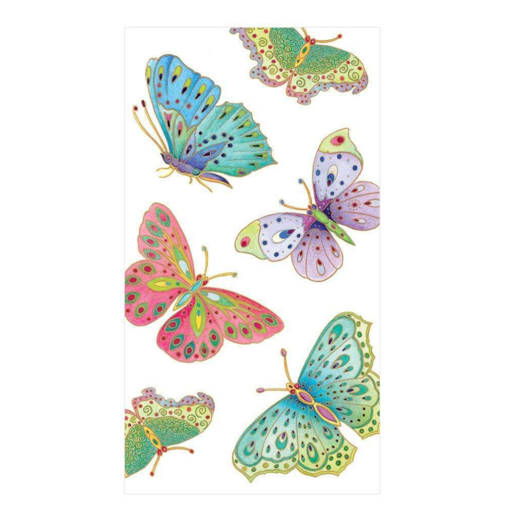 Jeweled Butterflies Premium Guest Towels - Thumbnail 2