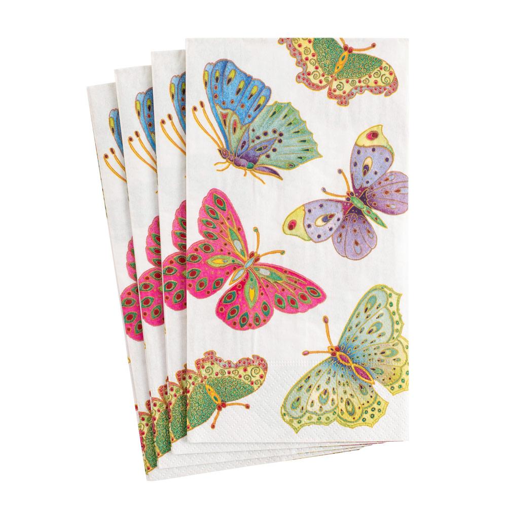 Jeweled Butterflies Premium Guest Towels