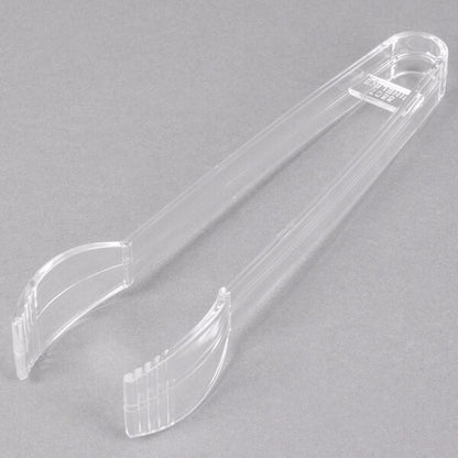 Clear 7in Individually Wrapped Plastic Tong