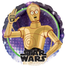 #182 Star Wars Galaxy C3P0 17in Balloon