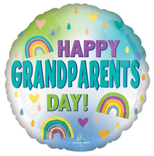 #474 Grandparents Day Rainbows 17in Balloon