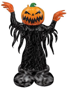 Pumpkin Head Ghost Airloonz 53in SuperShape Balloon