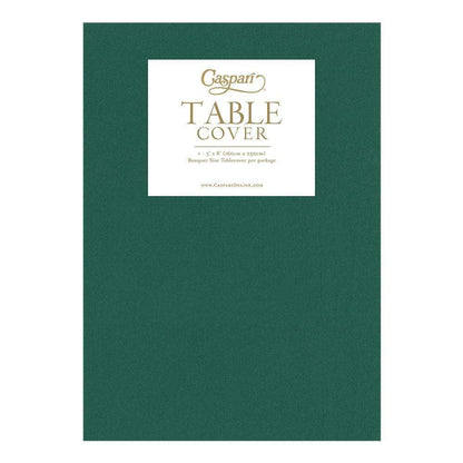 Hunter Green Paper Linen Solid Table Cover