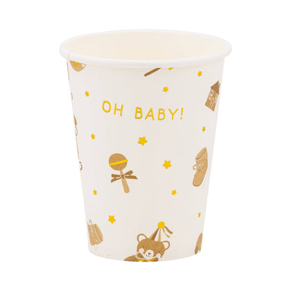 Teddy Bear Baby Cups 8ct