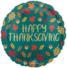 Thanksgiving Leaves 18in SuperShape Balloon