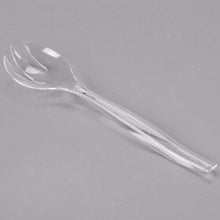 Clear 10in Plastic Serving Fork
