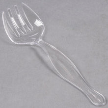 Clear 8.5" Wrapped Plastic Serving Fork