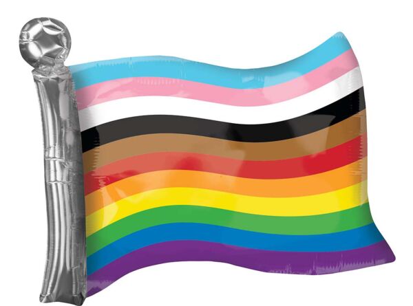 LGBTQ+ Rainbow Flag 27in Balloon