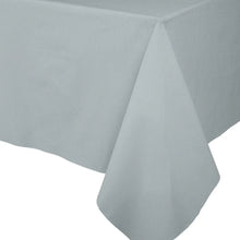 Silver Paper Linen Solid Table Cover