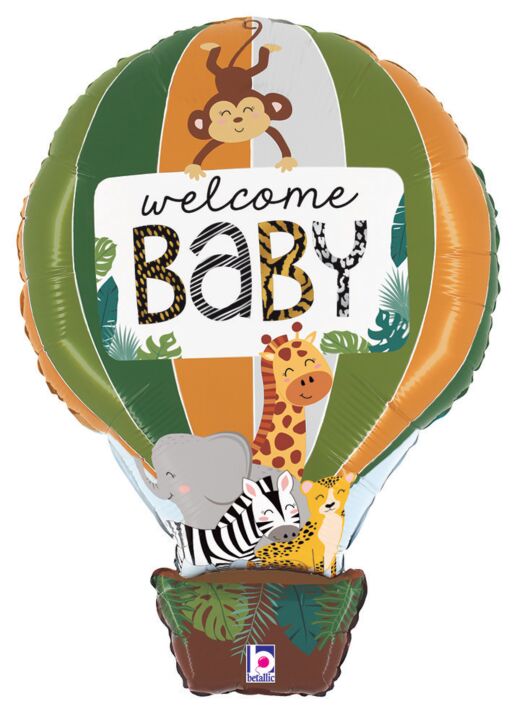 #543 Animal Welcome Baby 30in Balloon
