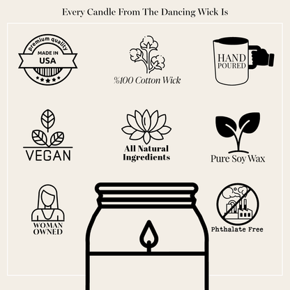 'Happy Friendsgiving' Gift Candle / Pumpkin Spice Scent