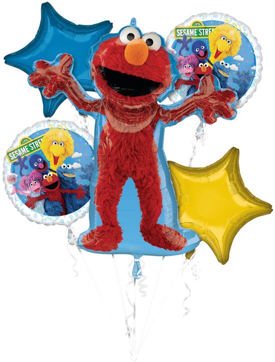 Bouquet Sesame Street Balloon *Includes Helium
