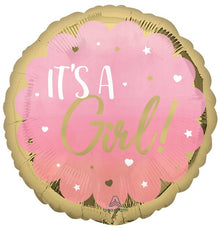 #511 Pink Baby It's a Girl  28in Balloon