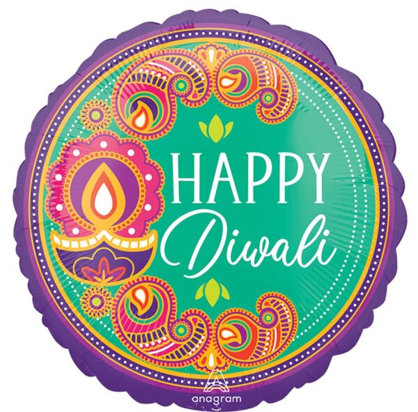 Diwali Rangoli Dream 17in Balloon