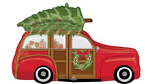 S30 Woody Wagon with Tree 32In Balloon